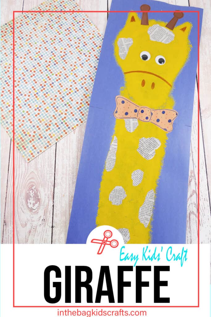 GIRAFFE CRAFT FOR PRESCHOOLERS 