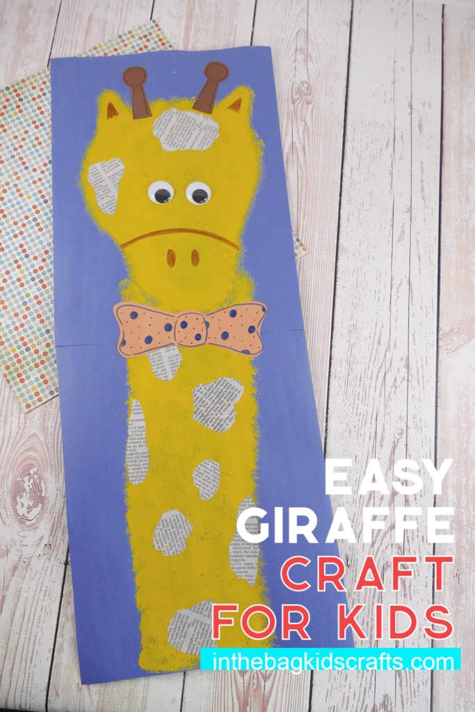 GIRAFFE CRAFT WITH KIDS 