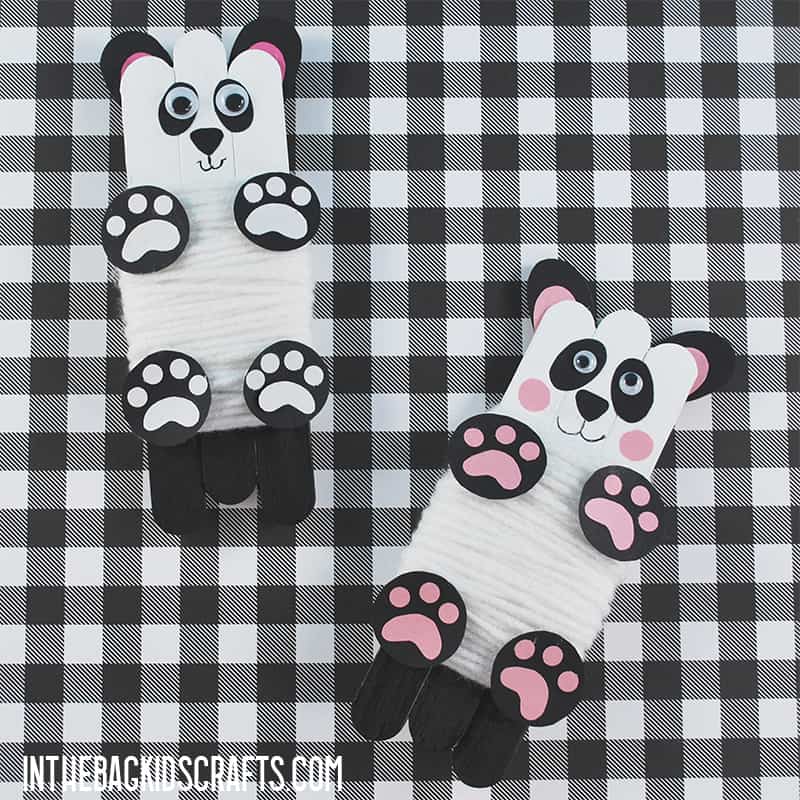 PANDA CRAFT FOR KIDS