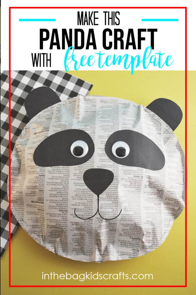 PANDA CRAFT FOR KIDS 