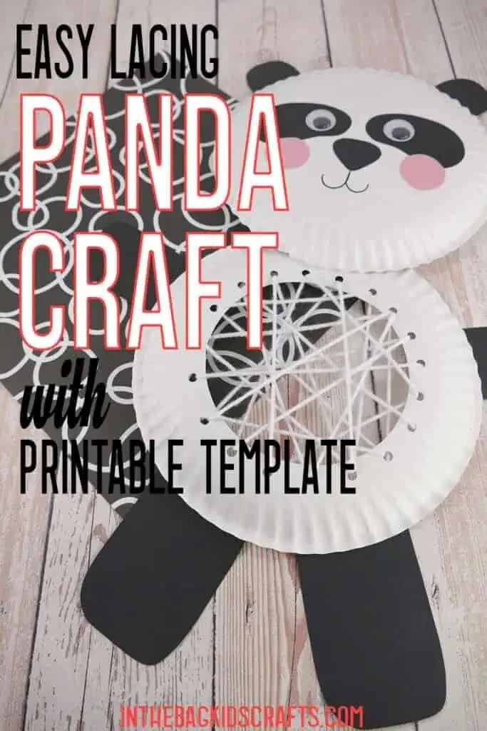 Paper Plate Panda Craft for Kids 