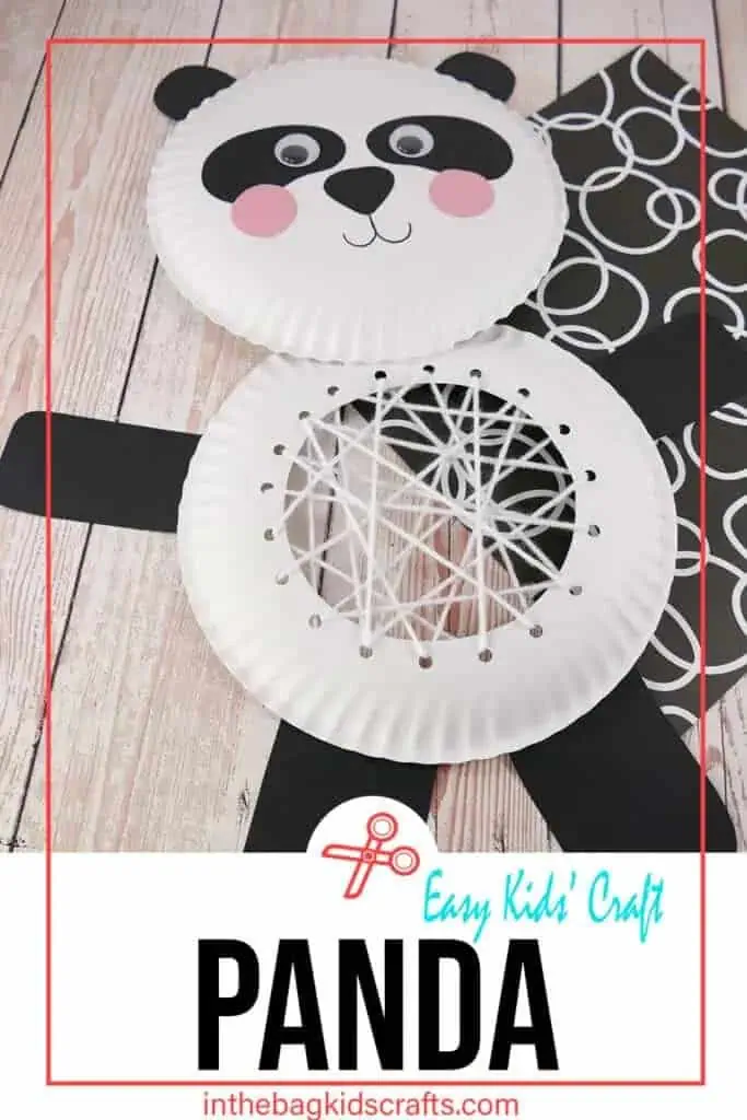 Easy Panda Craft for Kids with Paper Plates 