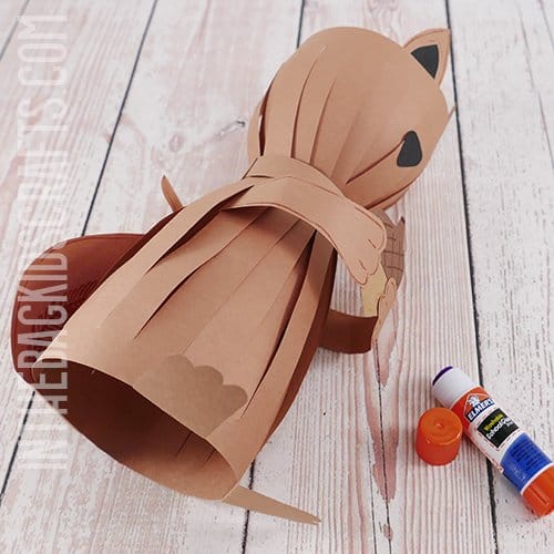 PAPER ANIMAL CRAFT FOR KIDS STEP 6