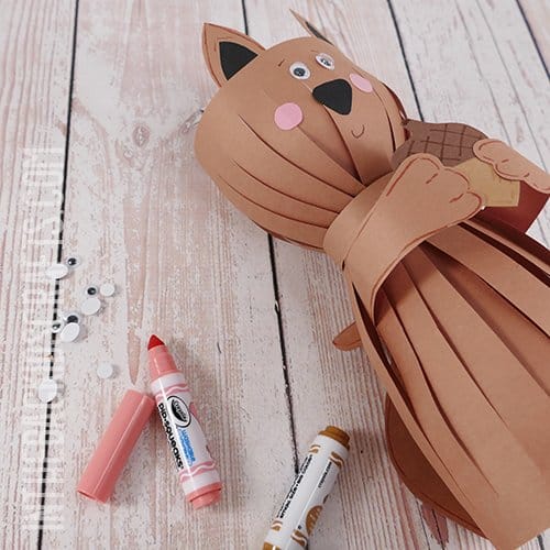 PAPER CRAFT ANIMAL FOR KIDS STEP 7