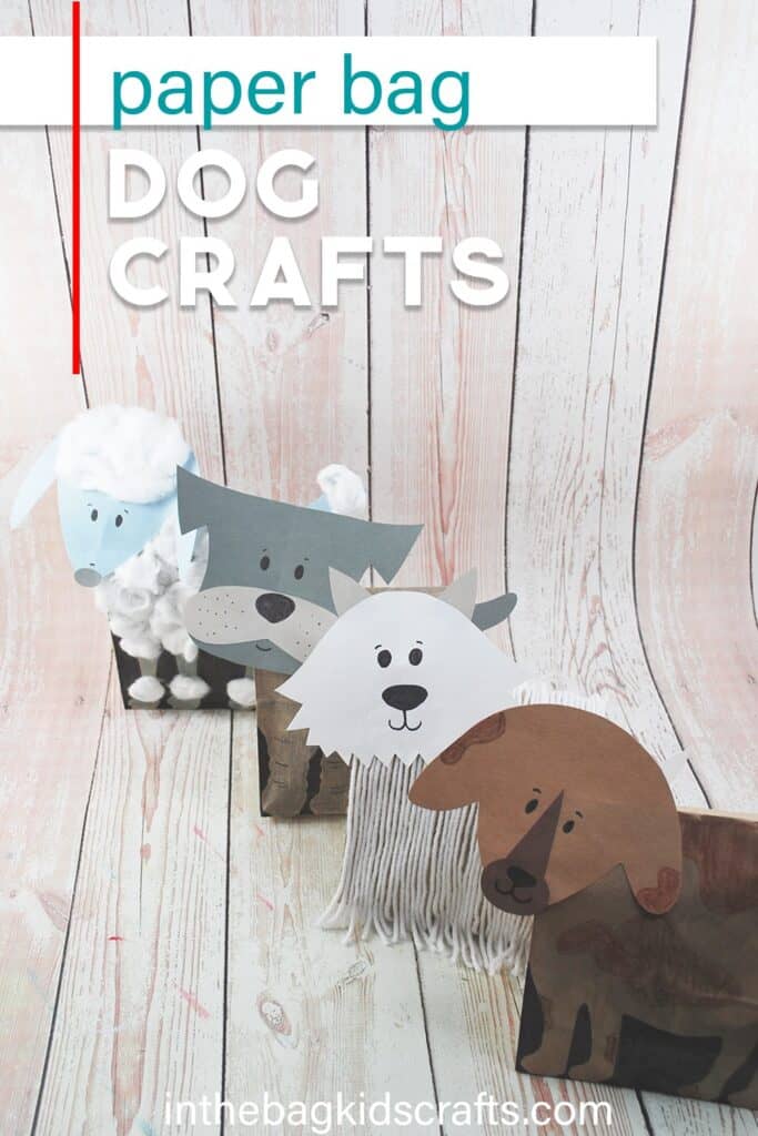 DOG CRAFTS FOR KIDS WITH PRINTABLE TEMPLATE 