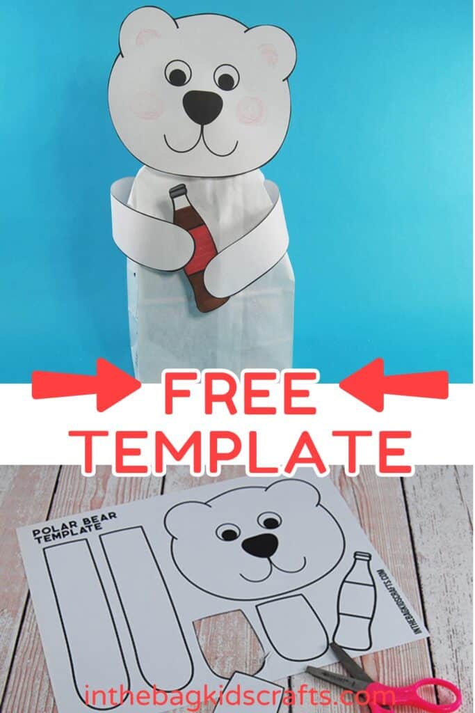 Simple Polar Bear Craft for Kids 