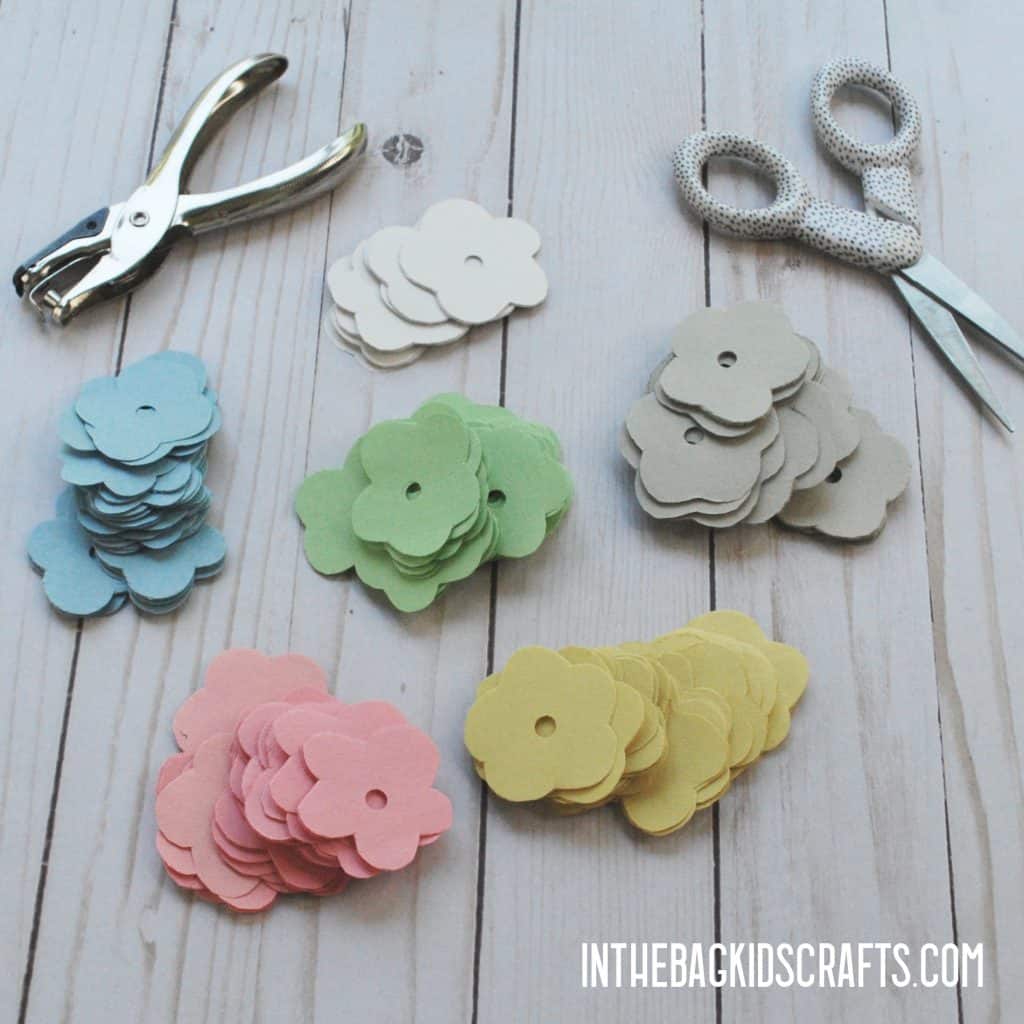PAPER CHANDELIER STEP 1