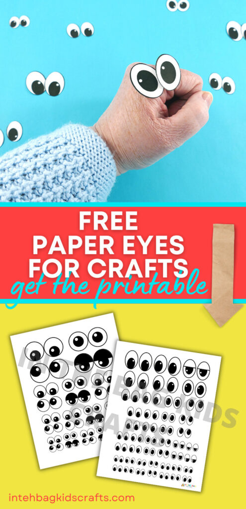 Free Printable Eyes for Crafts Paper Googly Eyes 