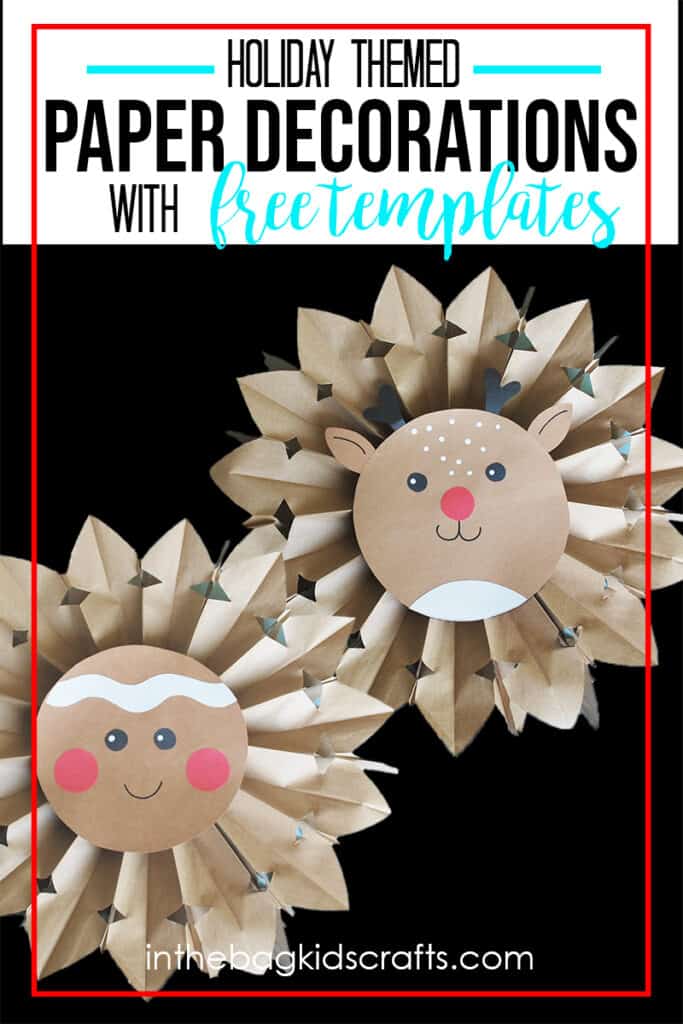 DIY PAPER CHRISTMAS DECORATIONS 
