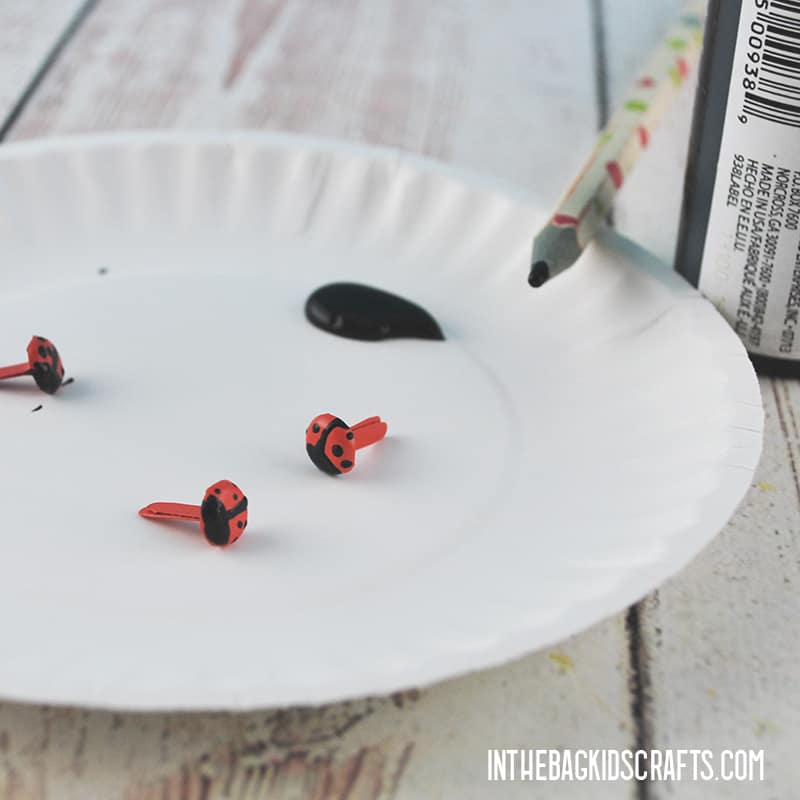 METAL BRAD LADYBUGS 