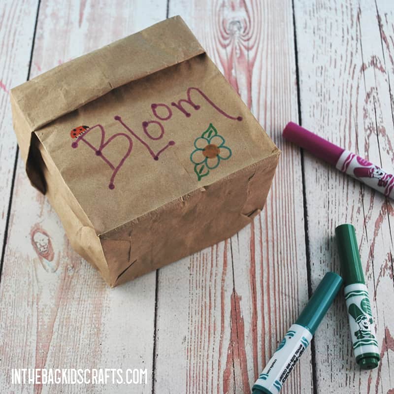 MAKE A PAPER FLOWER POT FOR THE VERY EASY PAPER FLOWERS 