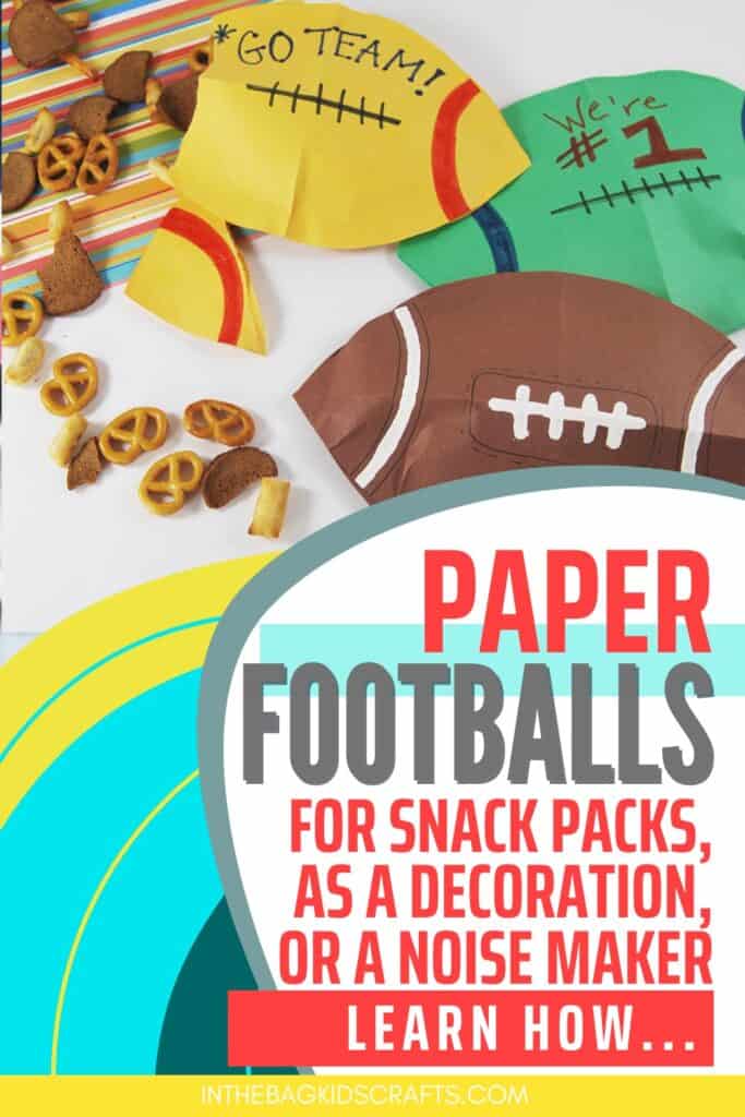 football craft for kids paper pouch