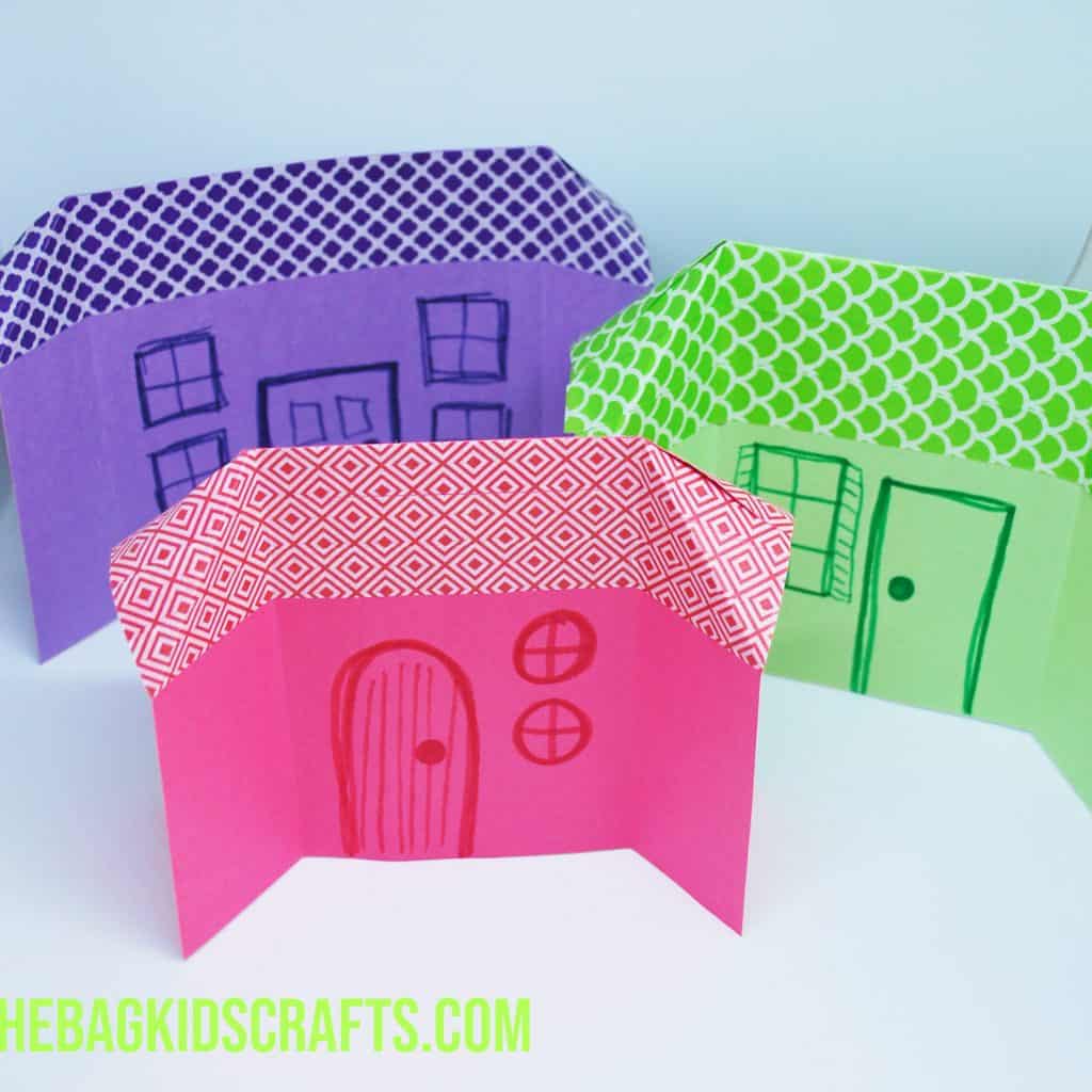 Paper Houses with washi roof