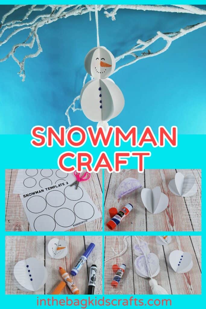 Easy Snowman Craft for Kids 