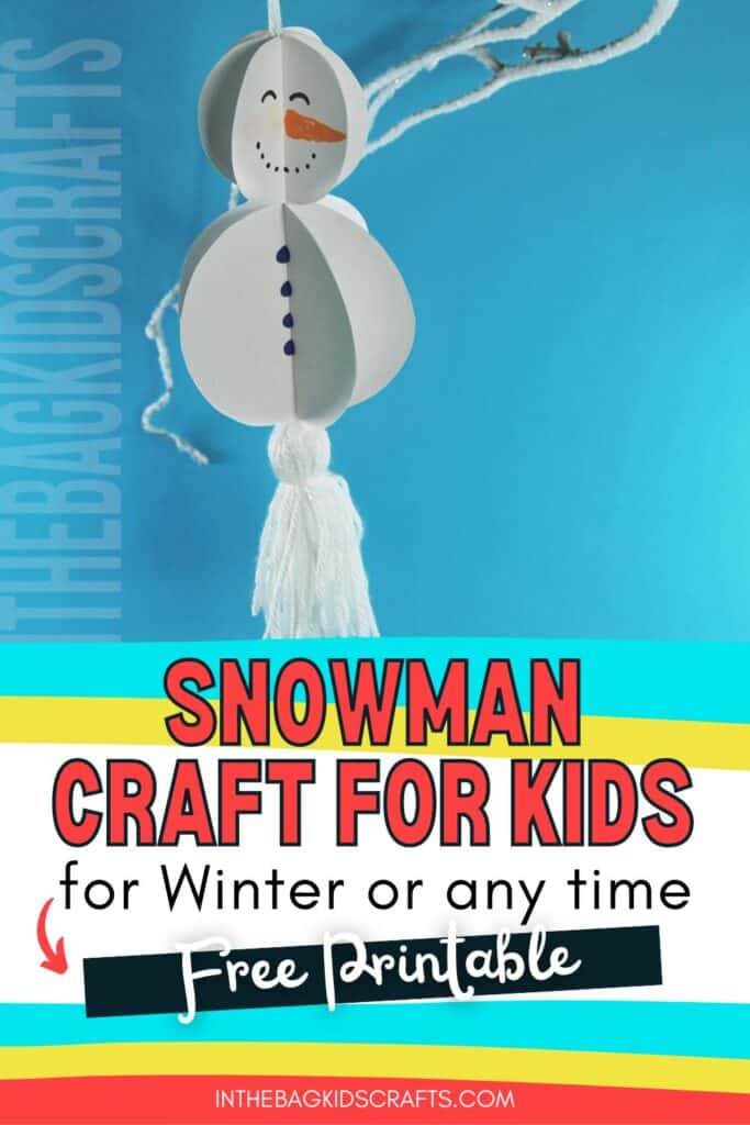 Snowman Craft for Kids 
