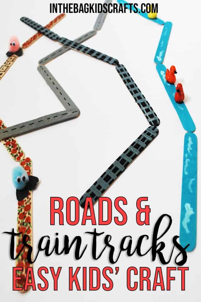 TRAIN TRACK CRAFT IDEA