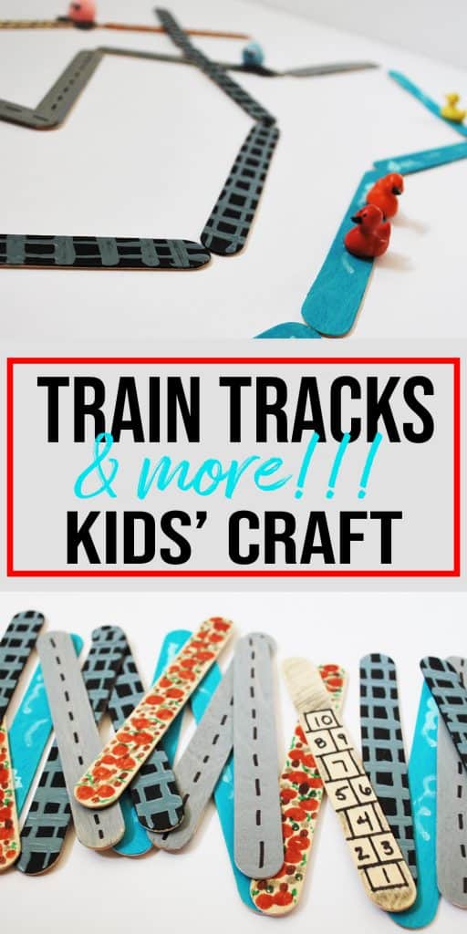 TRAIN TRACK CRAFT IDEA