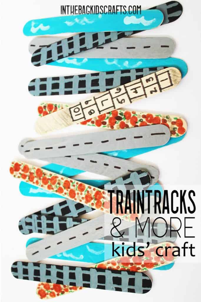 TRAIN TRACK CRAFT IDEA