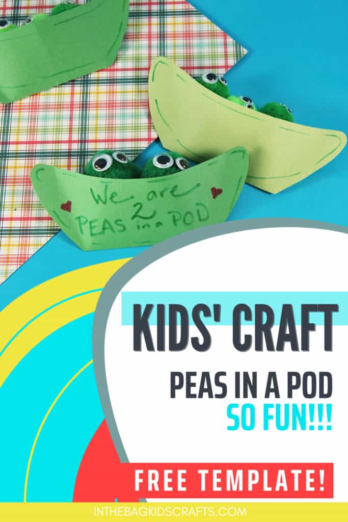 peas in a pod craft for kids 