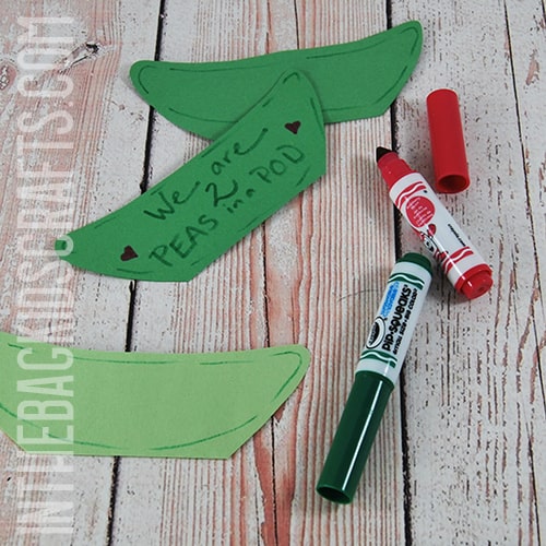 PEAS IN A POD CRAFT STEP 3