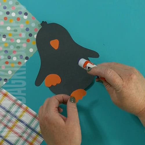 Winter Craft Penguin step 2 