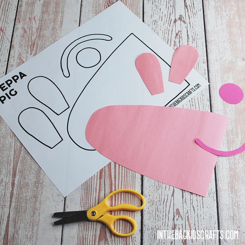 PEPPA PIG PAPER CRAFT STEP 2