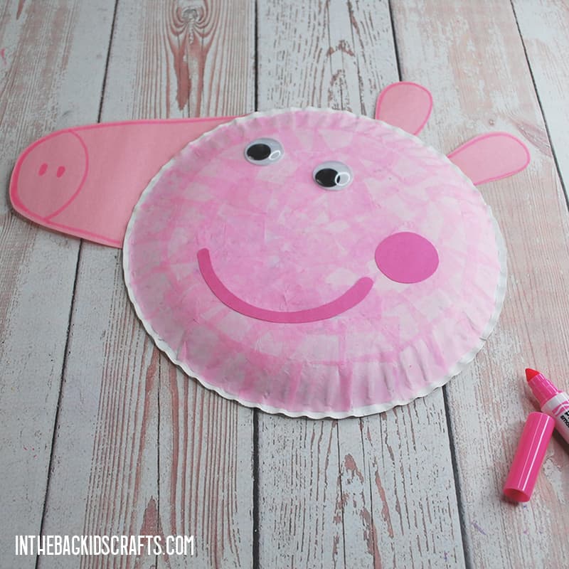 PEPPA PIG PAPER CRAFT STEP 4