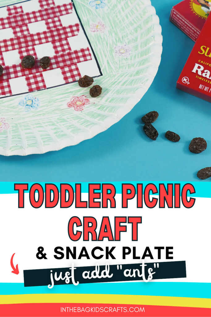 Easy Paper Plate Picnic Craft for Toddlers 