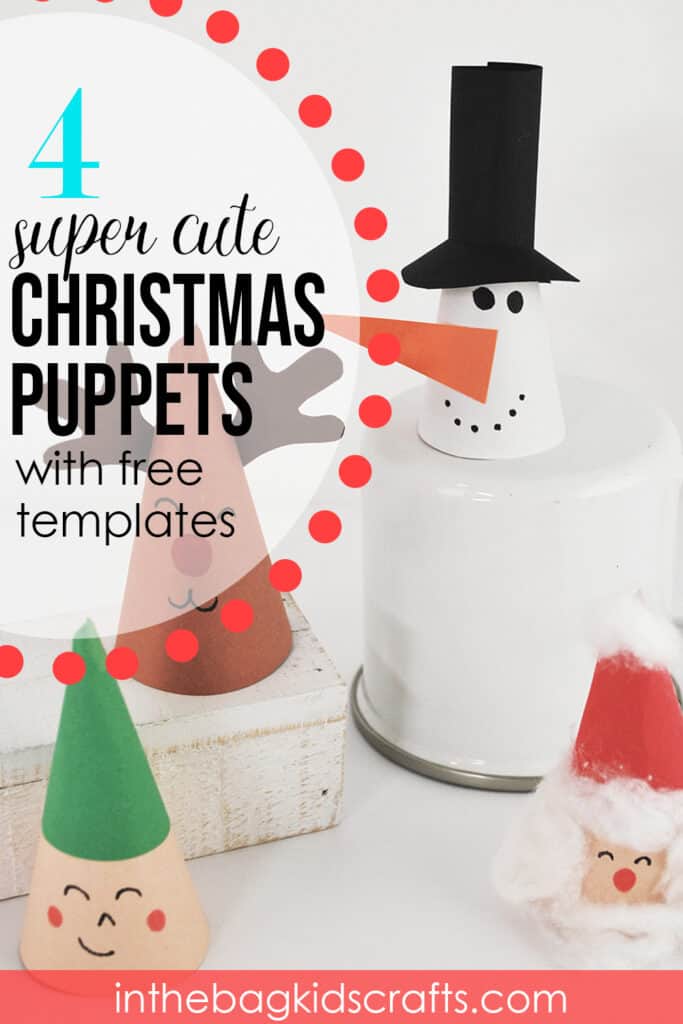 CHRISTMAS PUPPETS WITH FREE TEMPLATE 