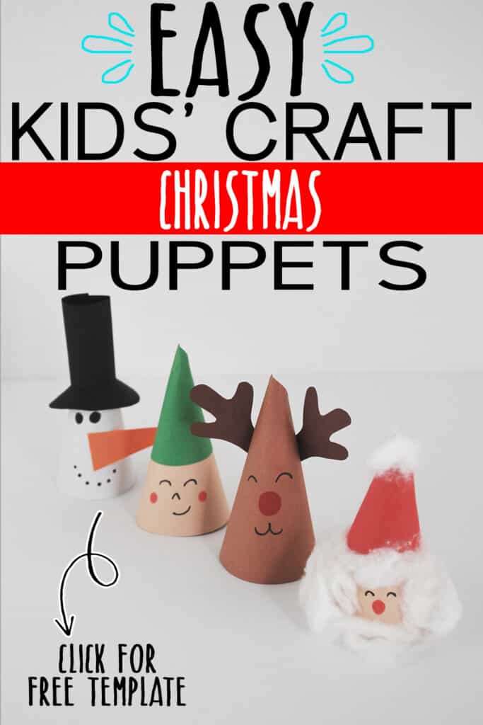CHRISTMAS PUPPETS WITH FREE TEMPLATE
