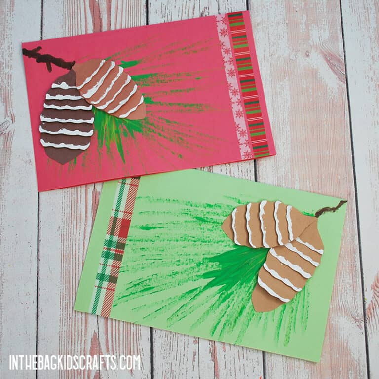 CHRISTMAS CARD FOR KIDS TO MAKE