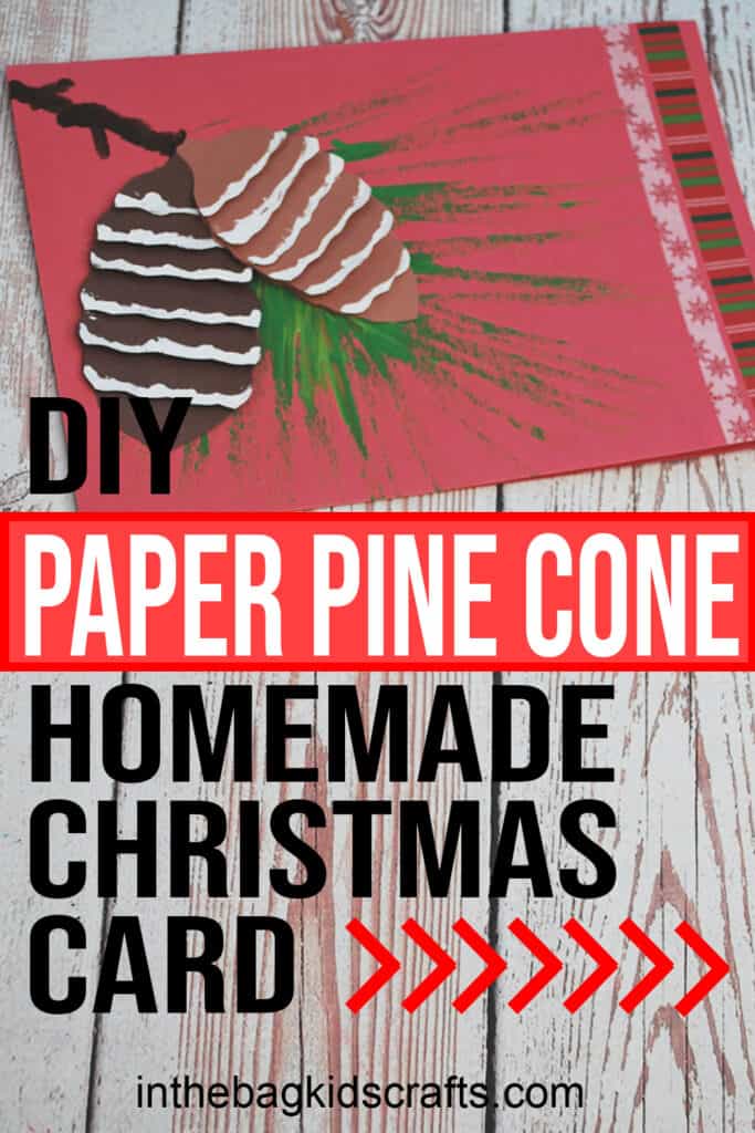 CHRISTMAS CARD FOR KIDS TO MAKE 