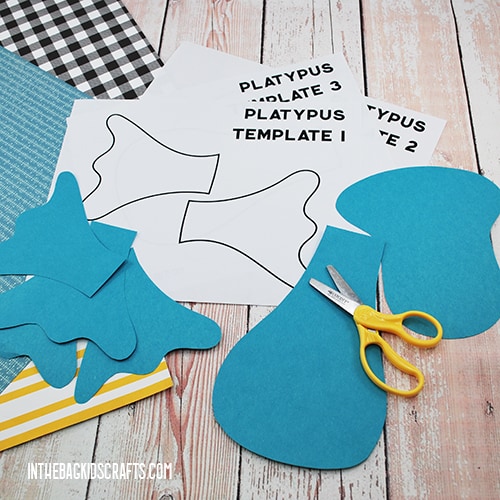 PLATYPUS CRAFT FOR KIDS STEP 2