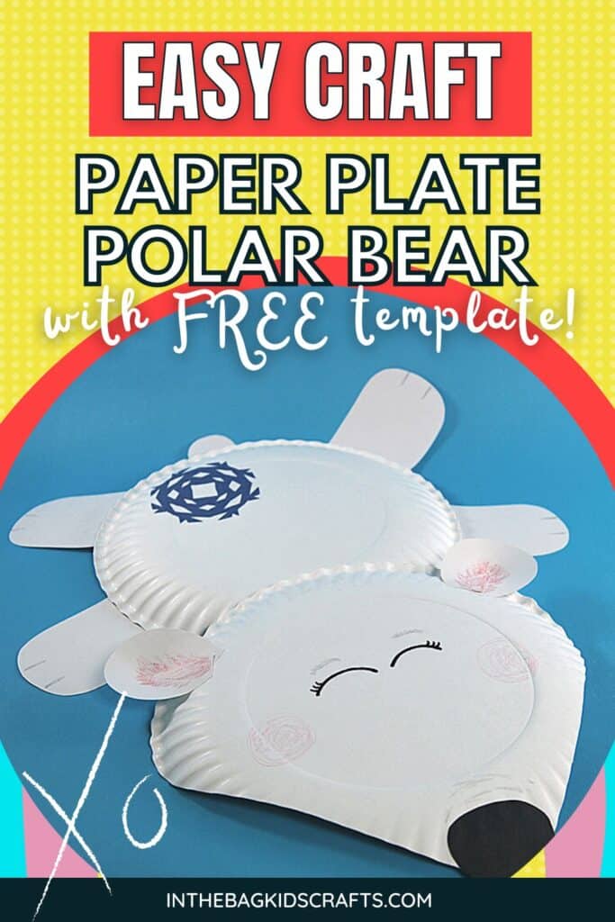Paper Plate Polar Bear Craft for Kids 