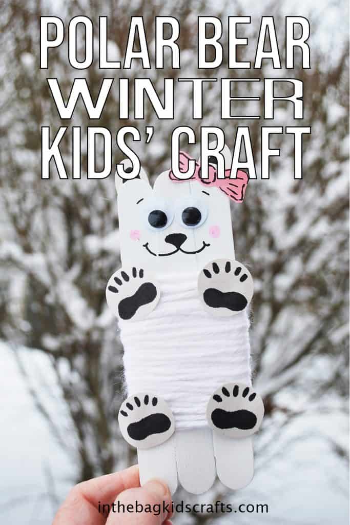 Polar Bear Winter Kids' Craft