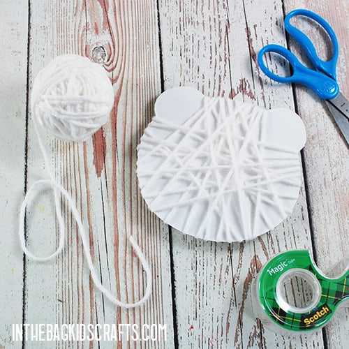 PRESCHOOL POLAR BEAR CRAFT STEP 2