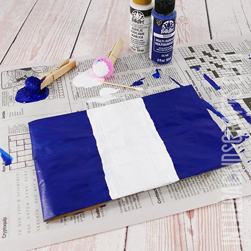 POLICE CAR CRAFT STEP 1