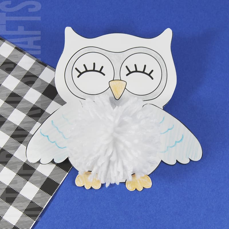 Arctic Owl Craft for Kids 