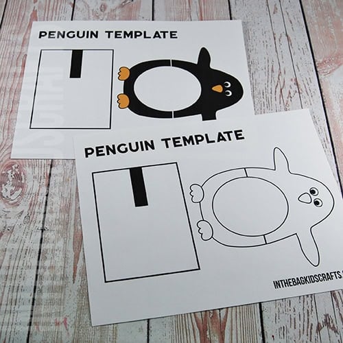penguin craft for kids step 3