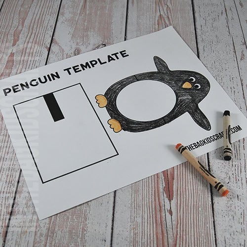 penguin craft for kids step 4