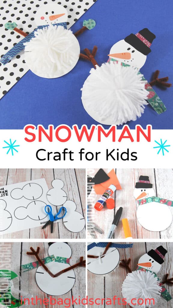snowman craft for kids 