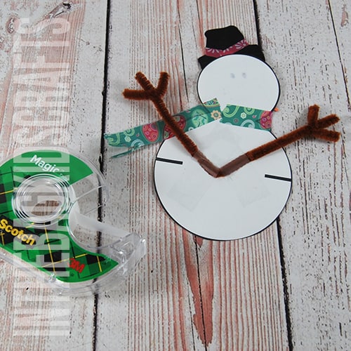 Pompom Snowman Craft for Kids