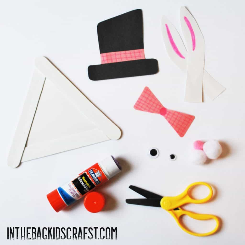Popsicle Stick Easter Bunny Step 4