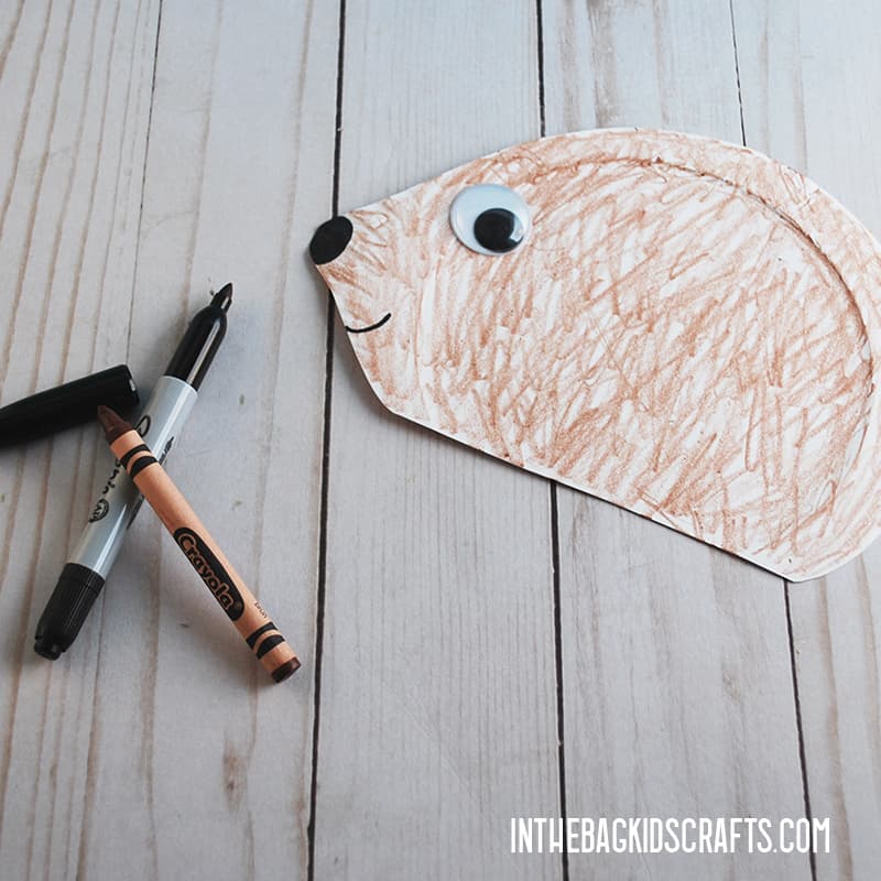PORCUPINE CRAFT STEP 2