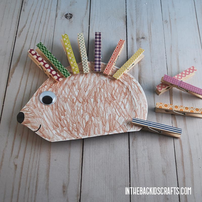 PORCUPINE CRAFT STEP 4