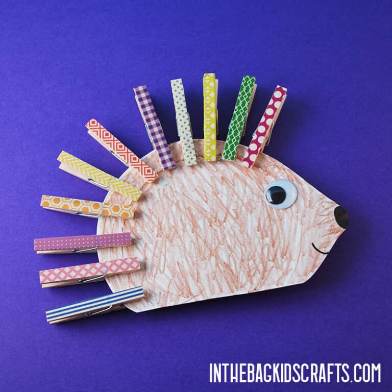 PORCUPINE CRAFT FOR KIDS