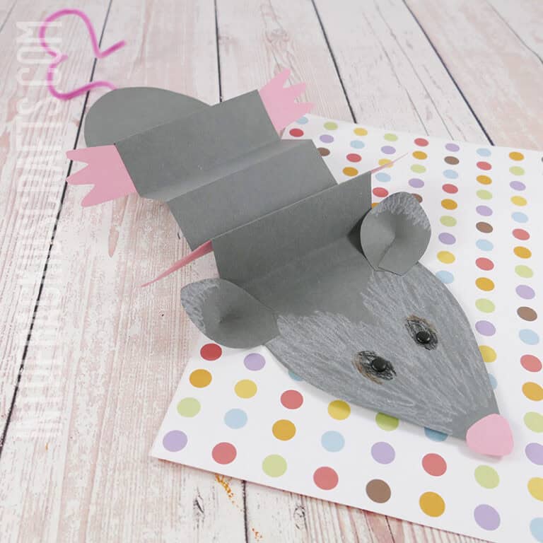 Possum Craft for Kids Paper Craft