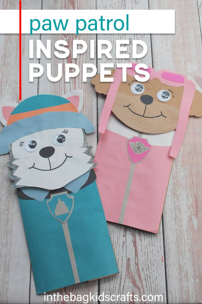 PAW PATROL PAPER CRAFTS PUPPETS 