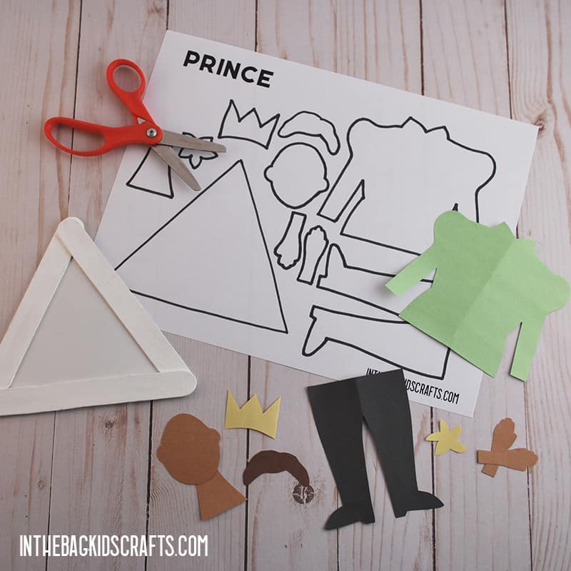 THE PRINCESS AND THE FROG PRINCE TEMPLATE