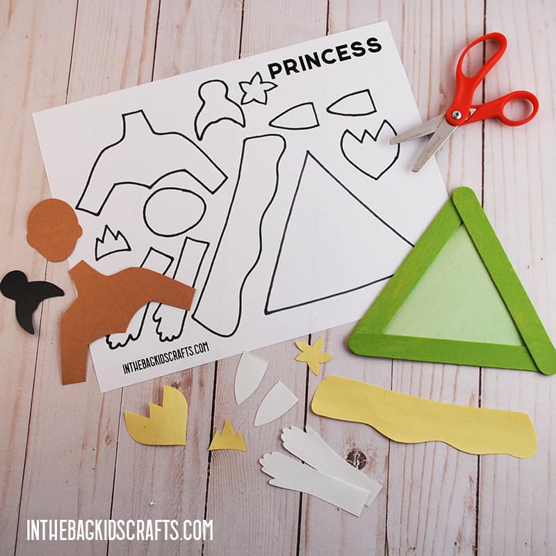 THE PRINCESS AND THE FROG PRINCESS TEMPLATE 